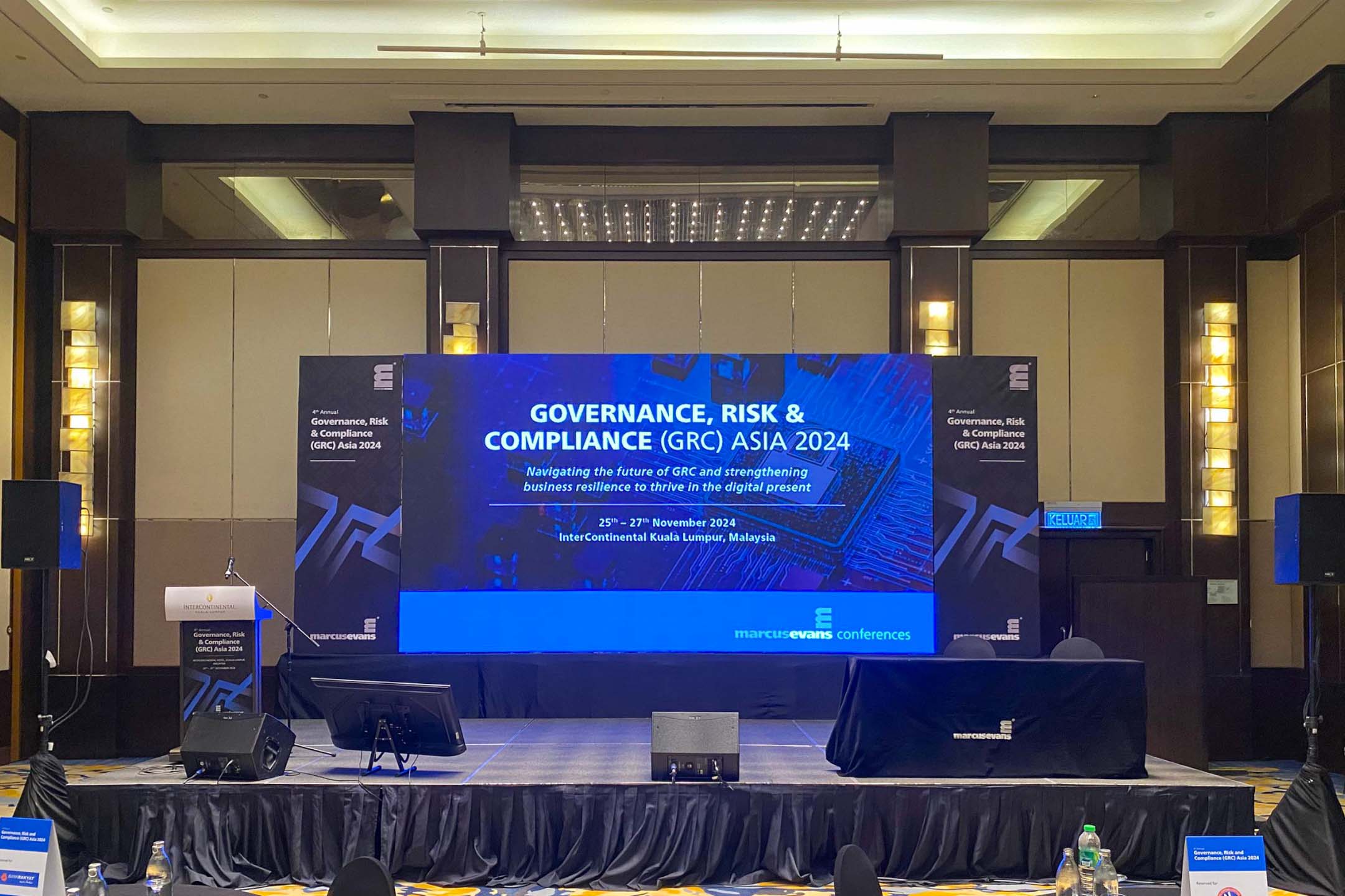 Event / Rental LED Screen for Marcus Evans (M) Sdn Bhd
