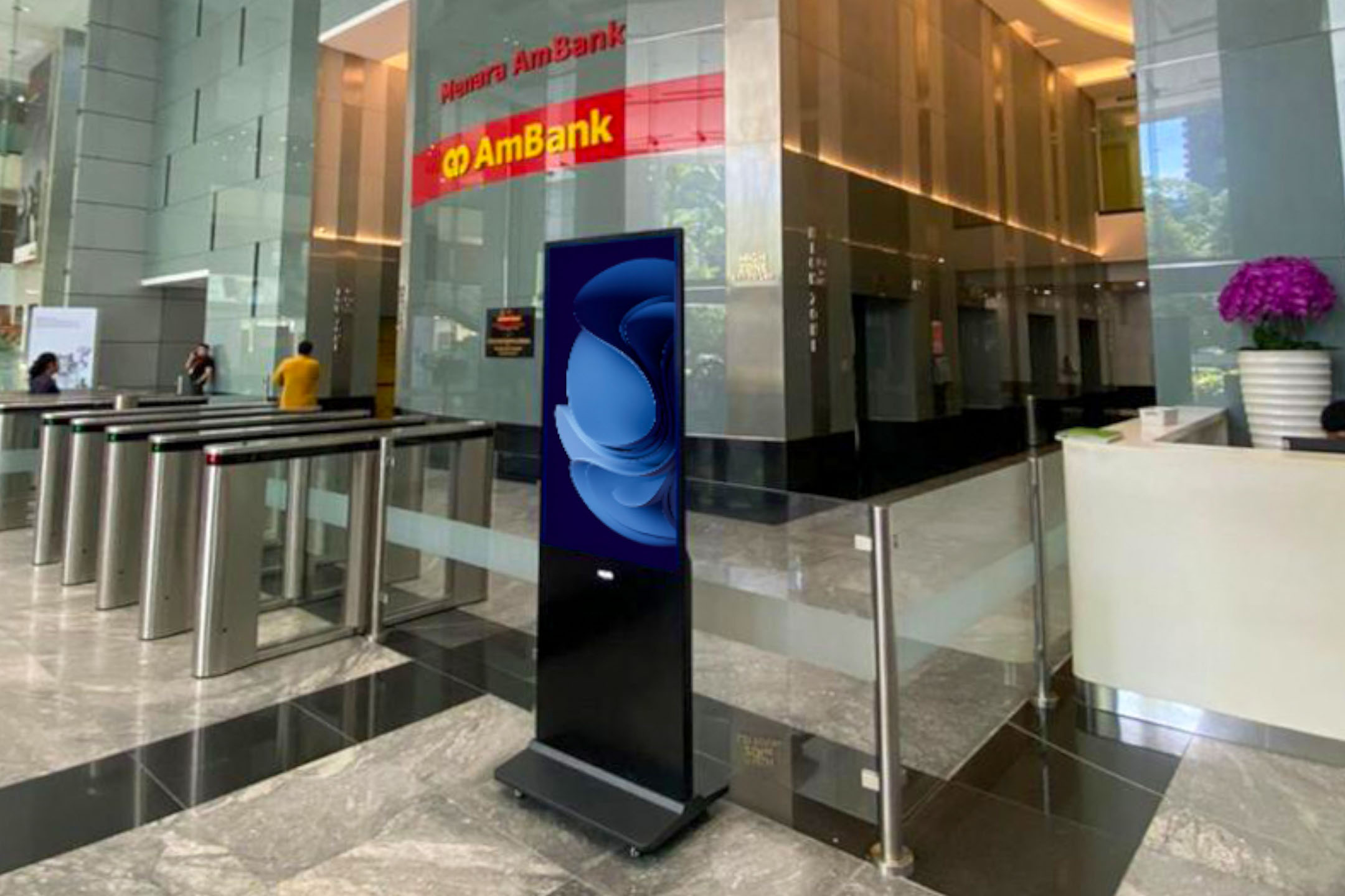 VEXO Smart Interactive Panel at the Menara AmBank at Kuala Lumpur