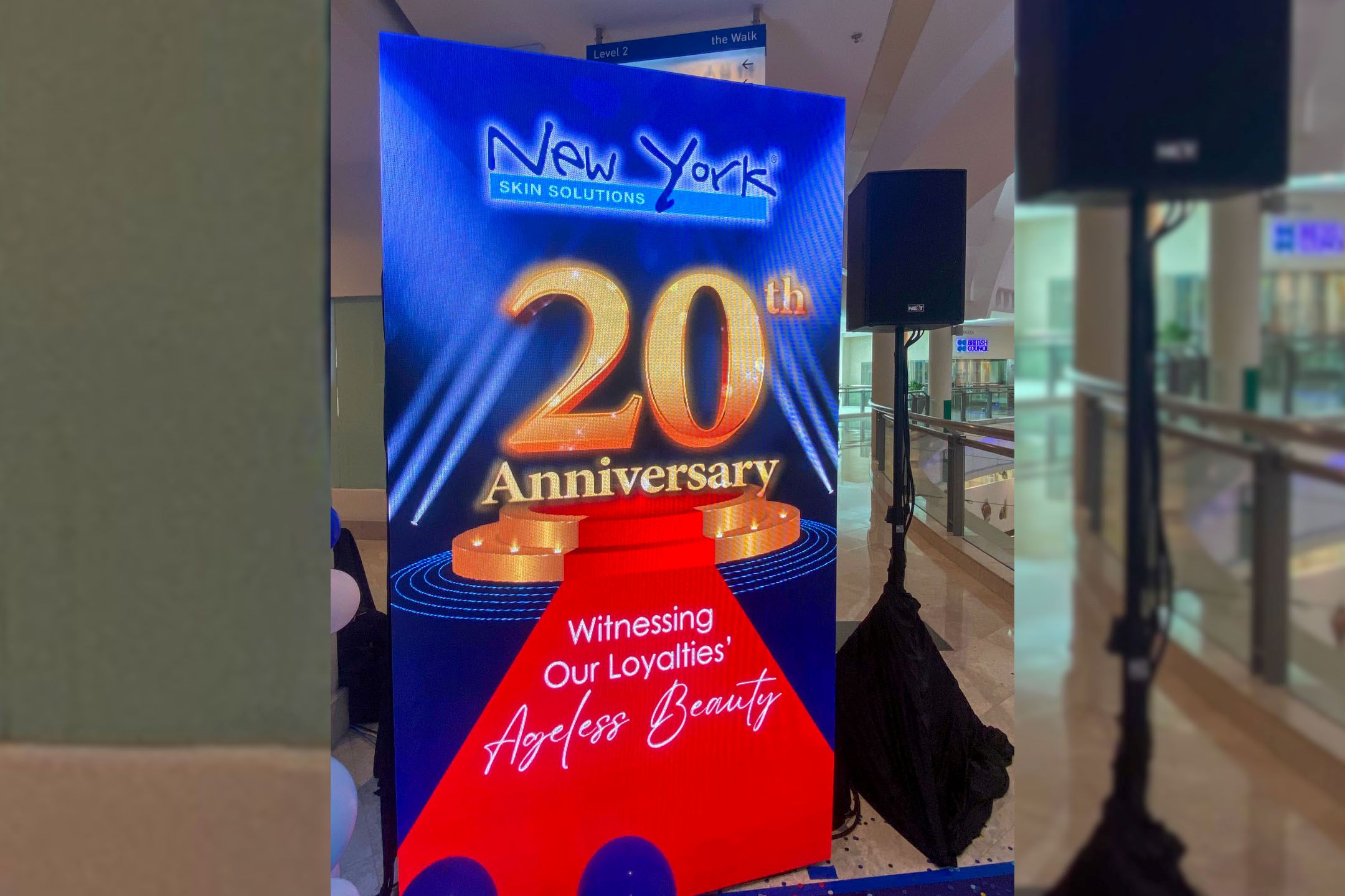 Event / Rental LED Screen for New York Skin Sdn Bhd