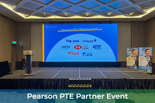 Event / Rental LED Screen for Pearson PTE