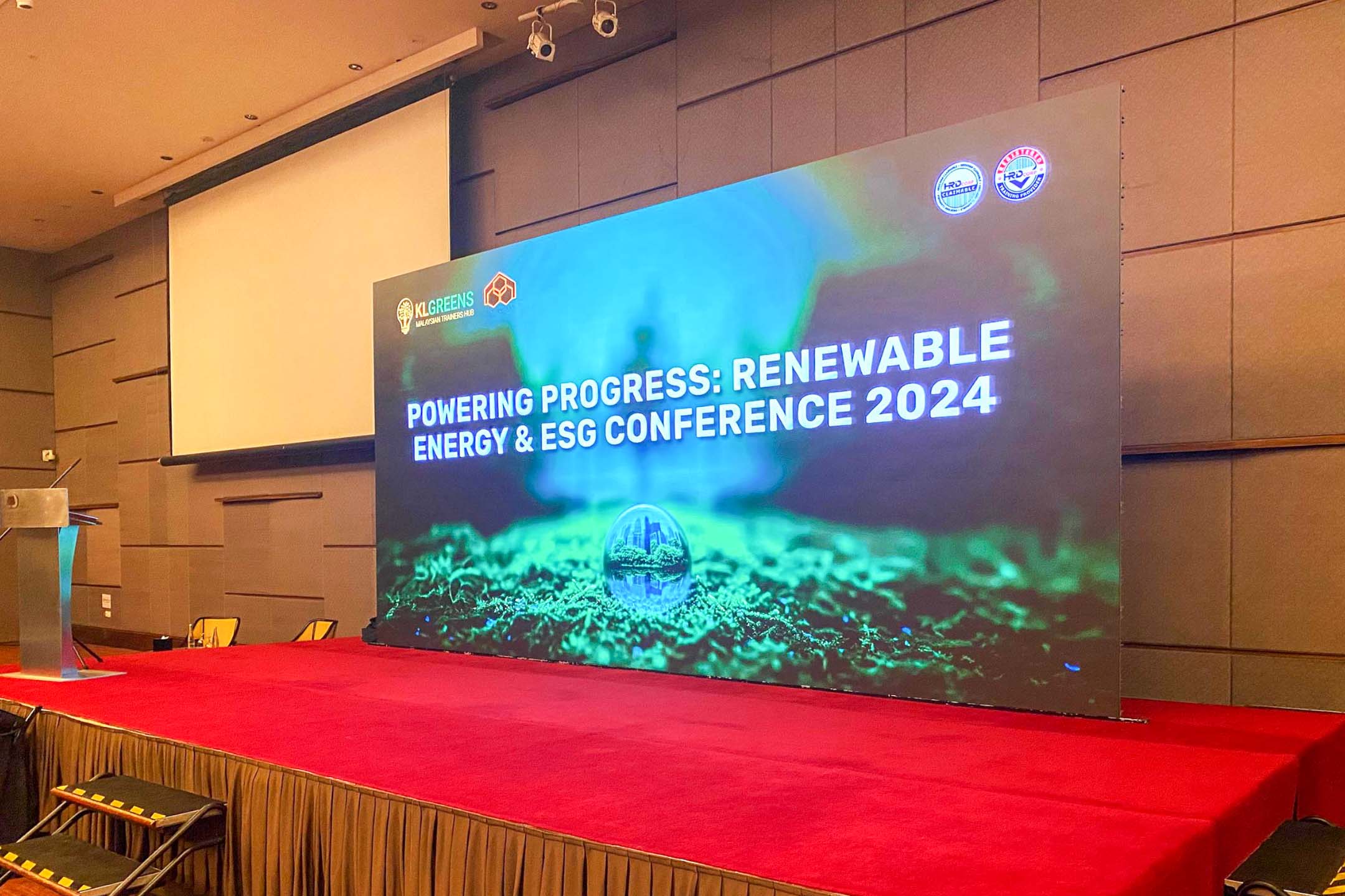 Event / Rental LED Screen for event Renewable Energy & ESG Conference 2024
