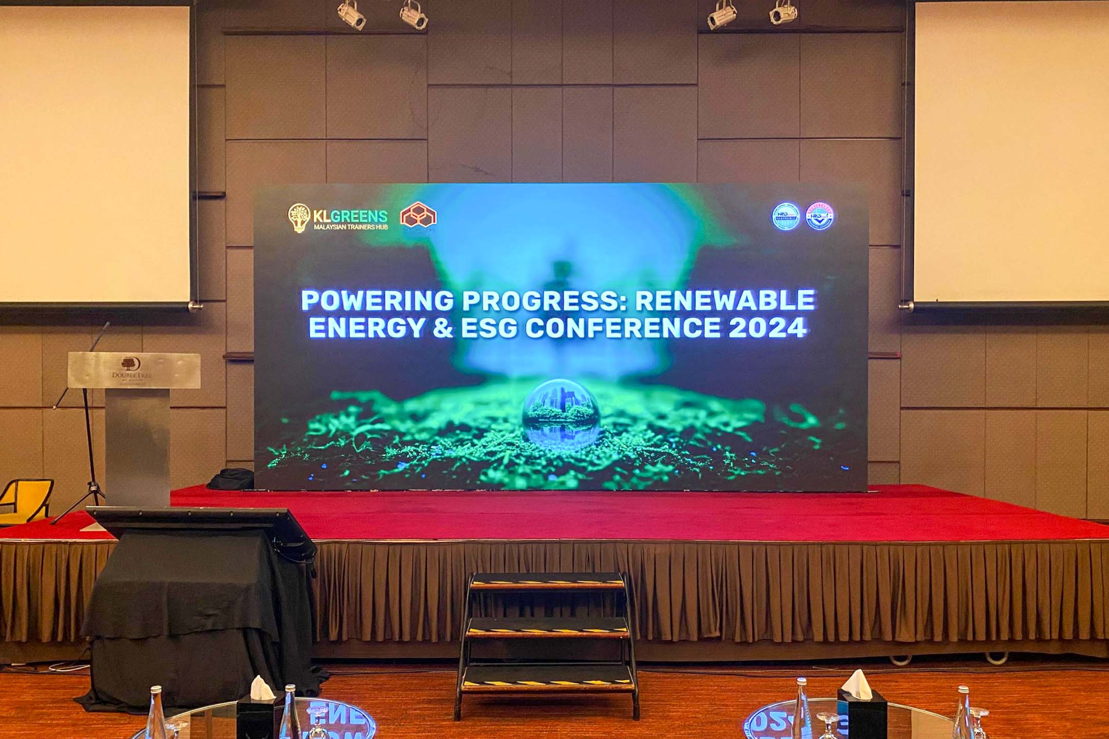 Event / Rental LED Screen for event Renewable Energy & ESG Conference 2024