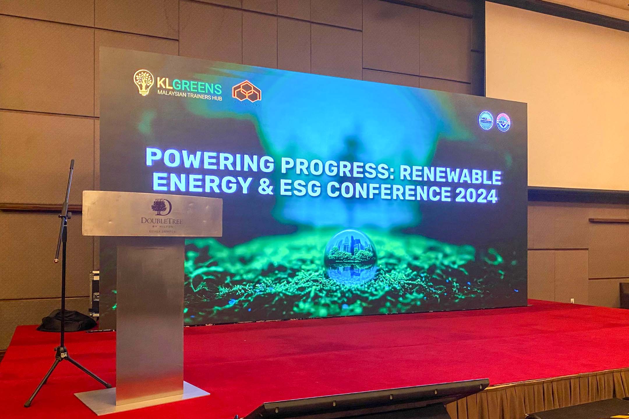 Event / Rental LED Screen for event Renewable Energy & ESG Conference 2024