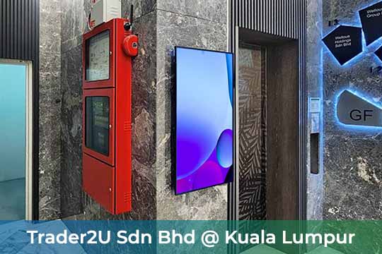 VEXO Digital Kiosk / Smart Digital Signage at Trader2U Sdn Bhd