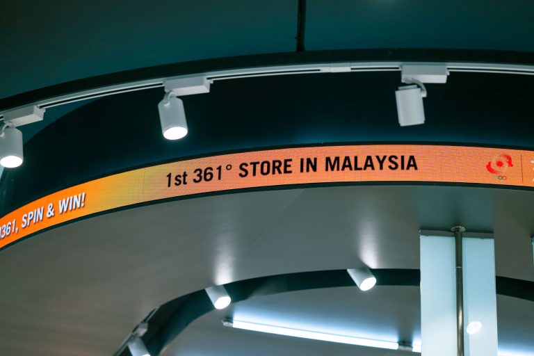 P2 Indoor Flexible LED Screen at the 361 Degrees Malaysia