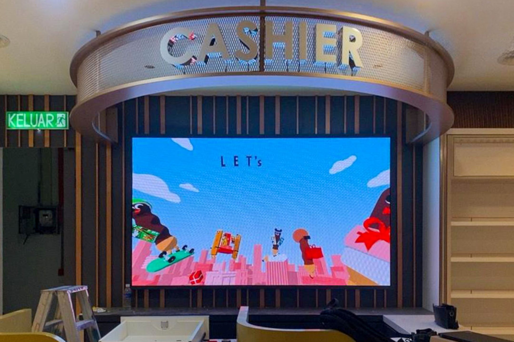 P2.5 Indoor LED Screen at the Eraman at KLIA