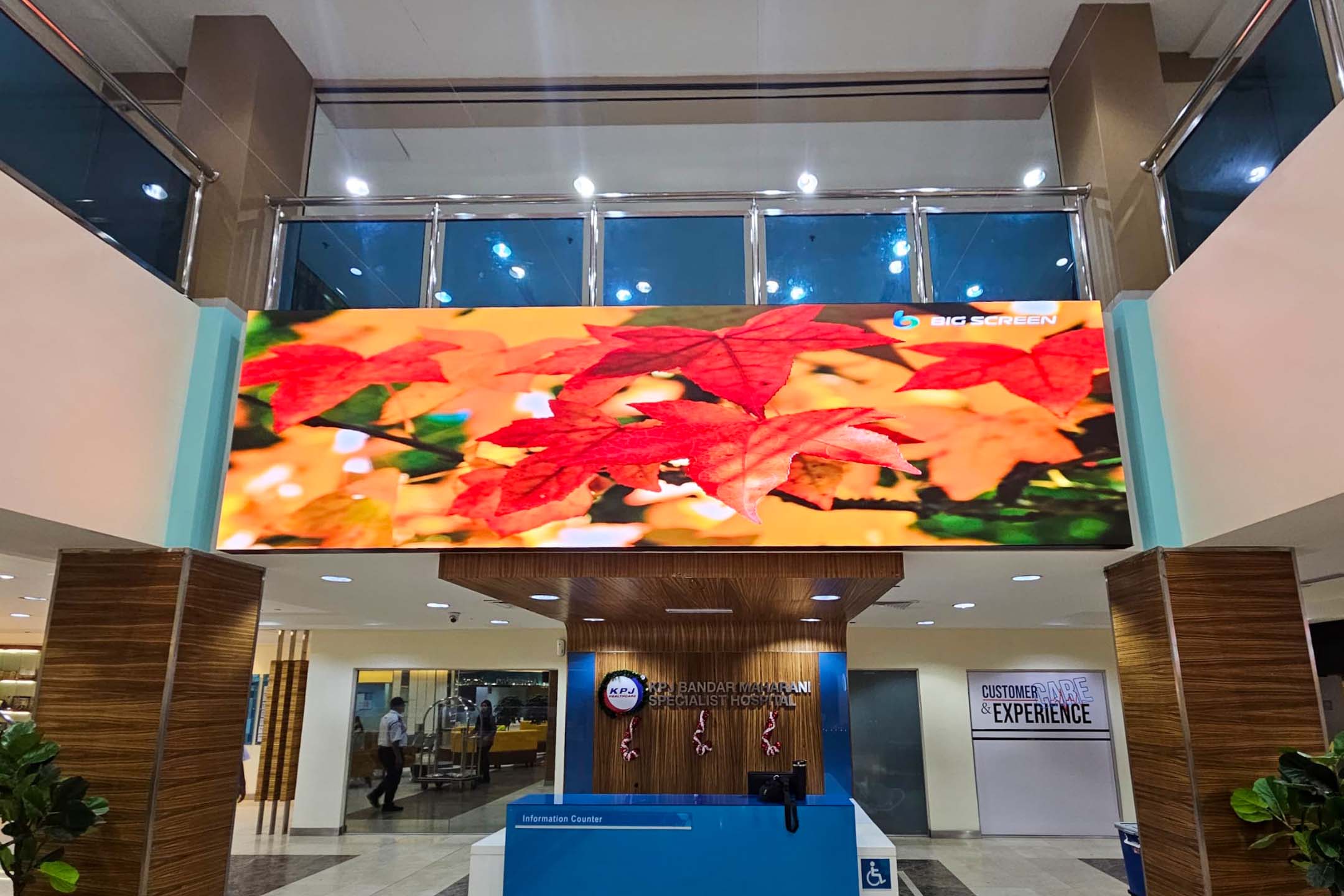 P2.5 Indoor LED Screens at the KPJ Bandar Maharani Specialist Hospital (KPJ BMSH)