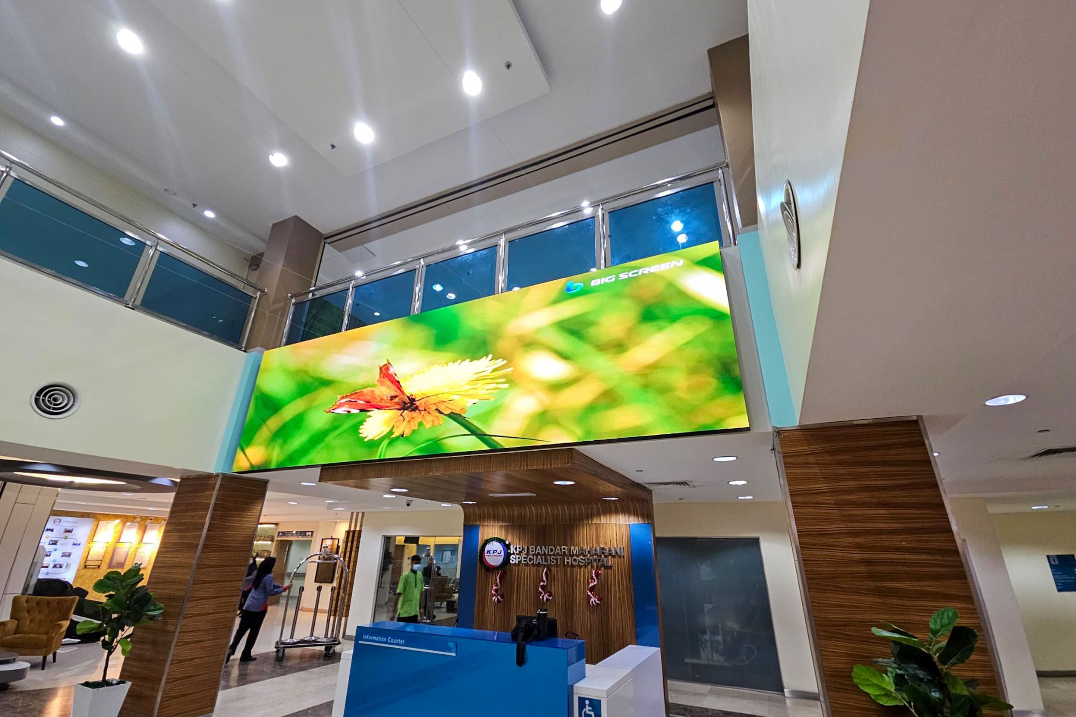 P2.5 Indoor LED Screens at the KPJ Bandar Maharani Specialist Hospital (KPJ BMSH)