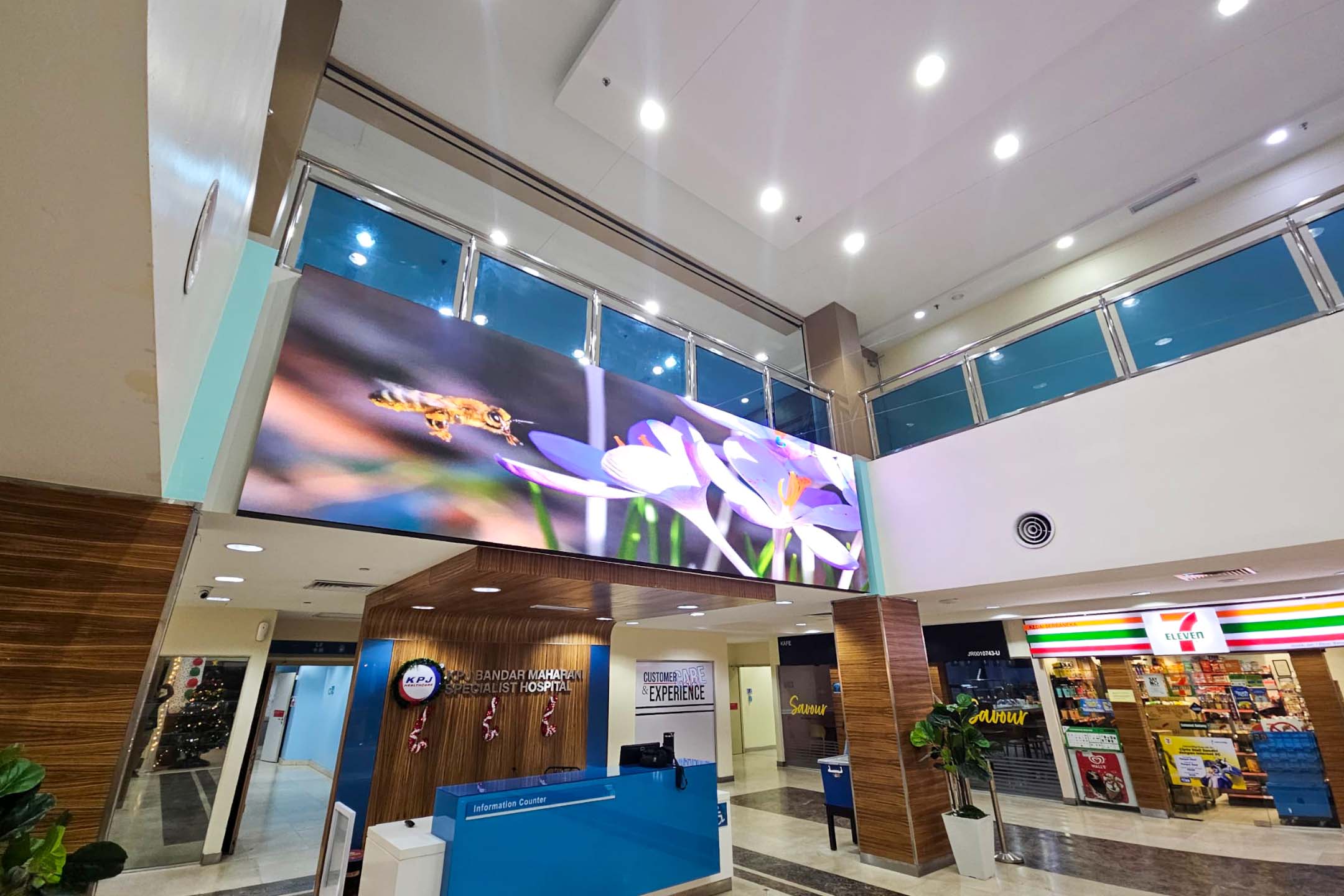 P2.5 Indoor LED Screens at the KPJ Bandar Maharani Specialist Hospital (KPJ BMSH)