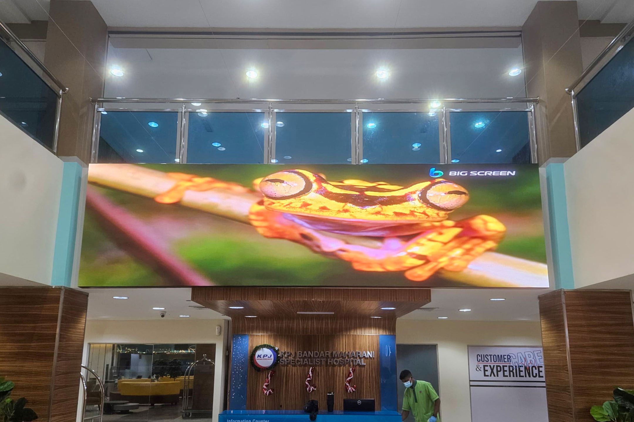 P2.5 Indoor LED Screens at the KPJ Bandar Maharani Specialist Hospital (KPJ BMSH)