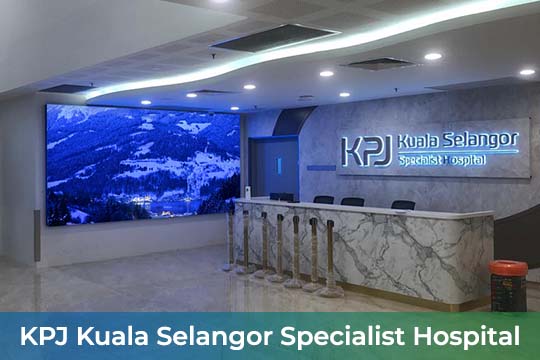 P1.8 Indoor LED Screens at the KPJ Kuala Selangor Specialist Hospital