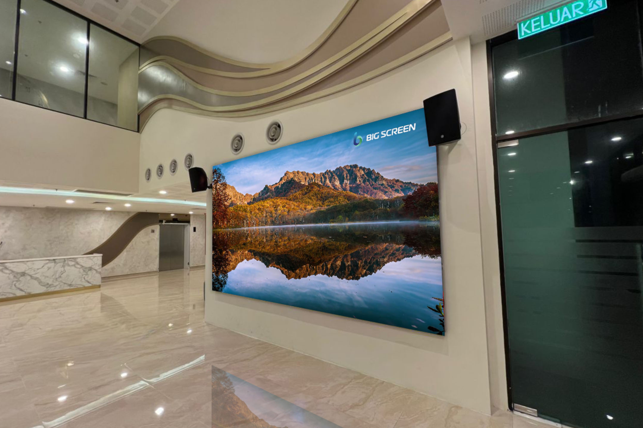 P1.8 Indoor LED Screens at the KPJ Kuala Selangor Specialist Hospital