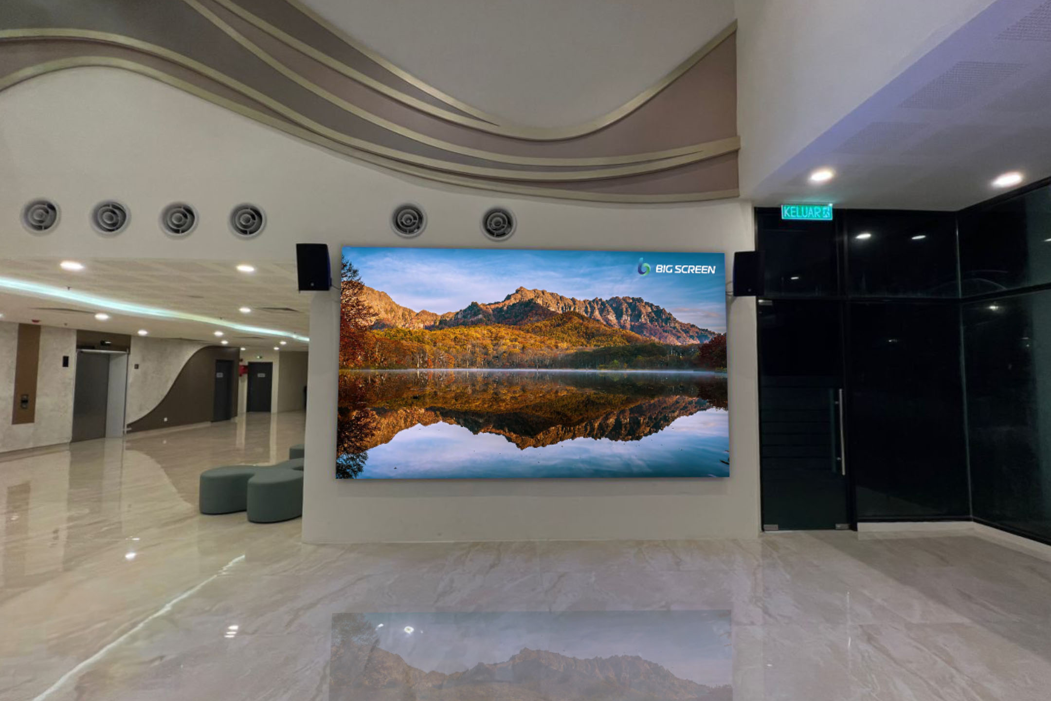 P1.8 Indoor LED Screens at the KPJ Kuala Selangor Specialist Hospital