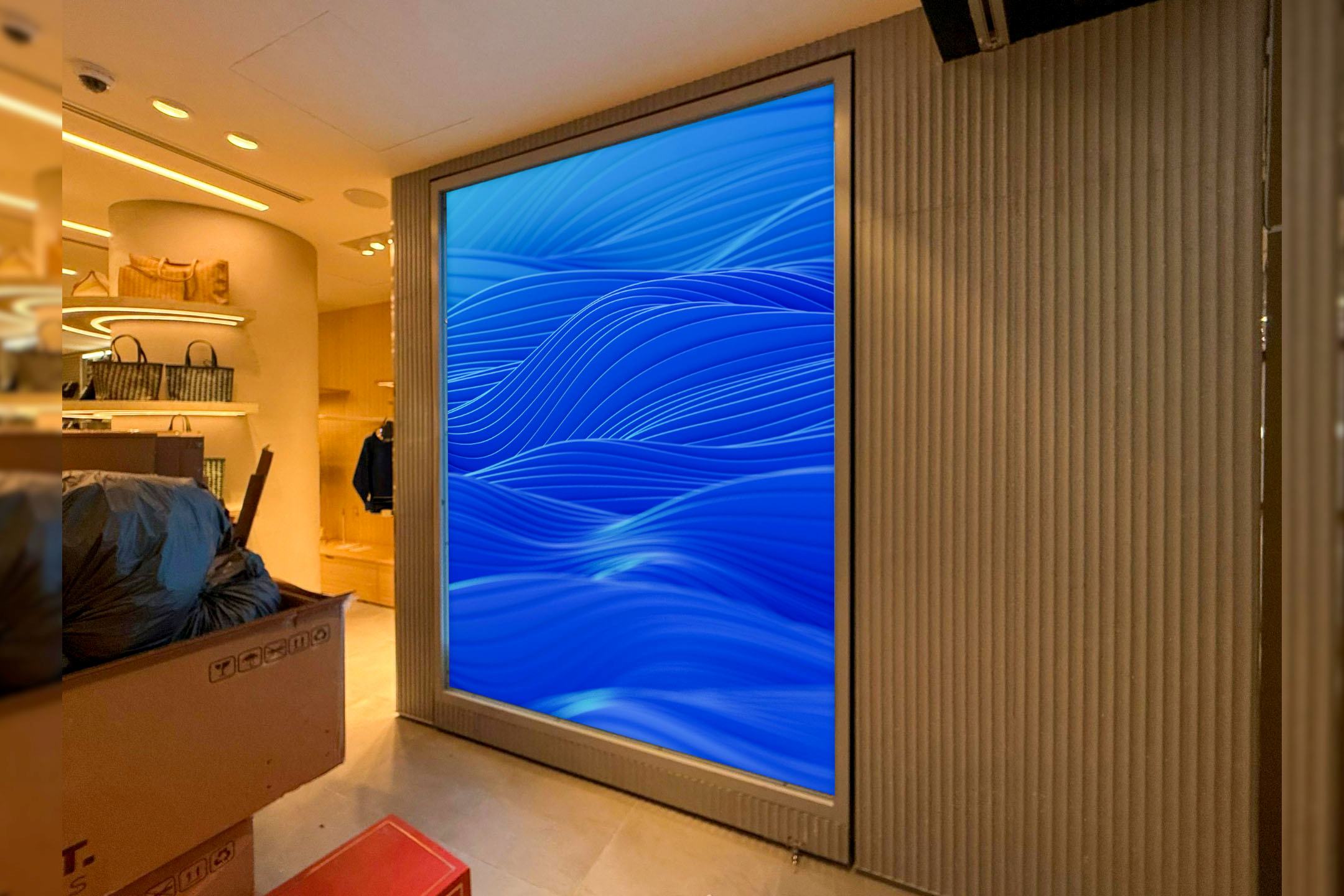 P2.5 Indoor LED Screen at the Lacoste at ION Orchard