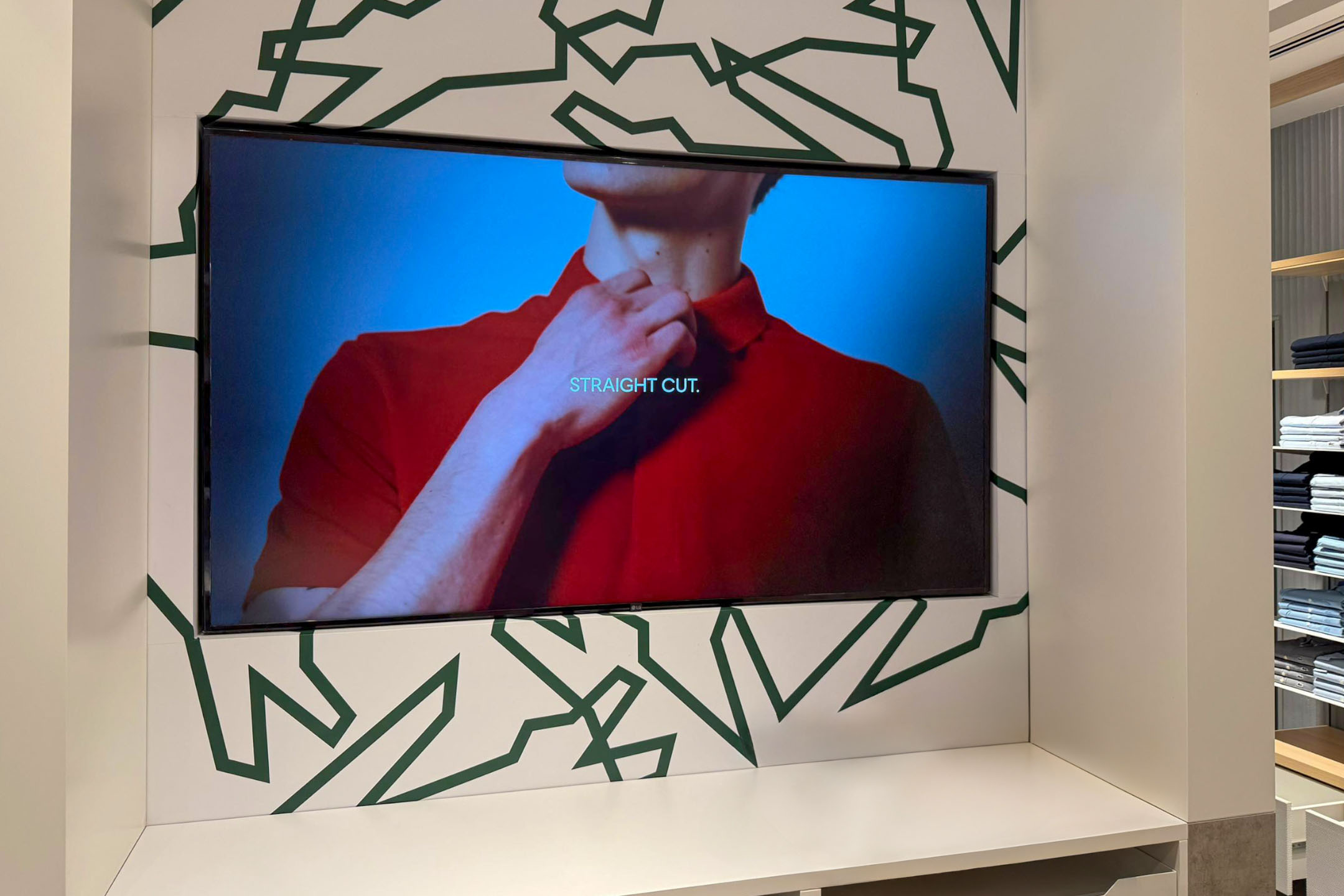 LG Digital Kiosk / Smart Digital Signage at the Lacoste at ION Orchard