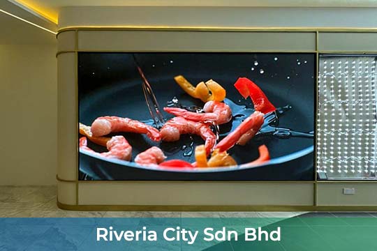P1.8 Indoor LED Screens at the Riveria City Sdn Bhd