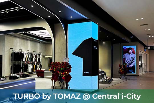 P2.5 Indoor LED Screens at TURBO by TOMAZ
