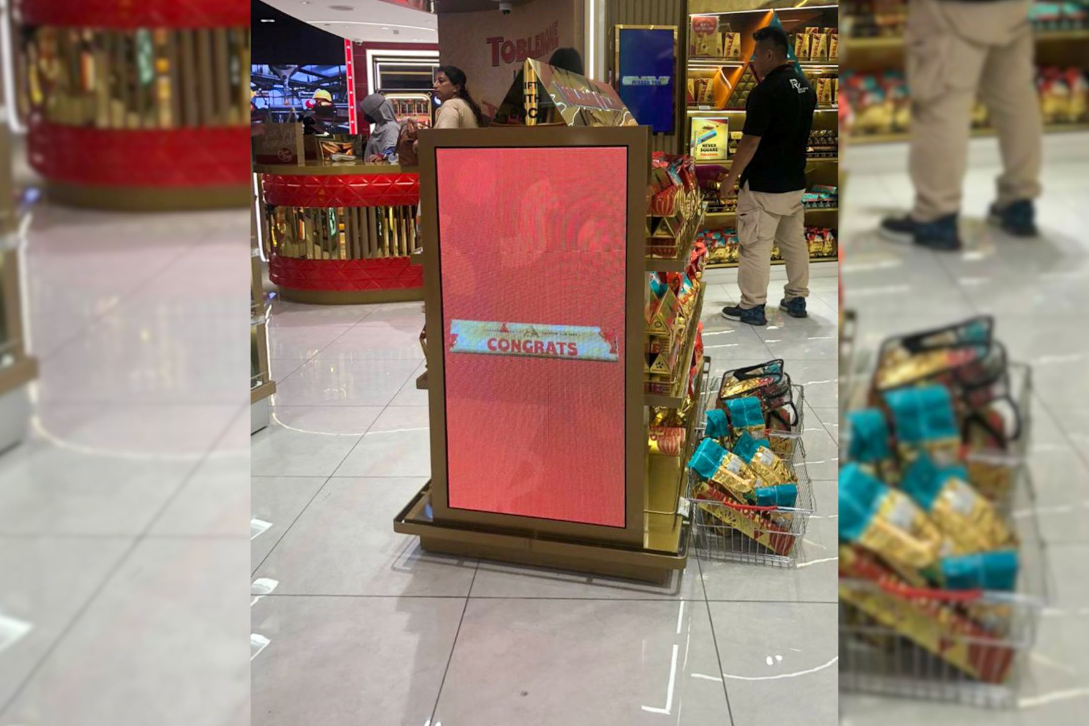 P2 Indoor LED Screen at the Lacoste at the Chocolate Shop at KLIA