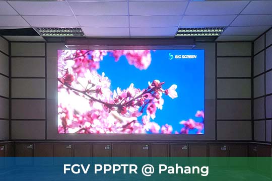 P2.5 Indoor LED Screens at the FGV Pusat Penyelidikan Pertanian Tun Razak (PPPTR)