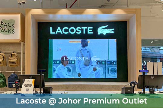 Lacoste at Johor Premium Outlet