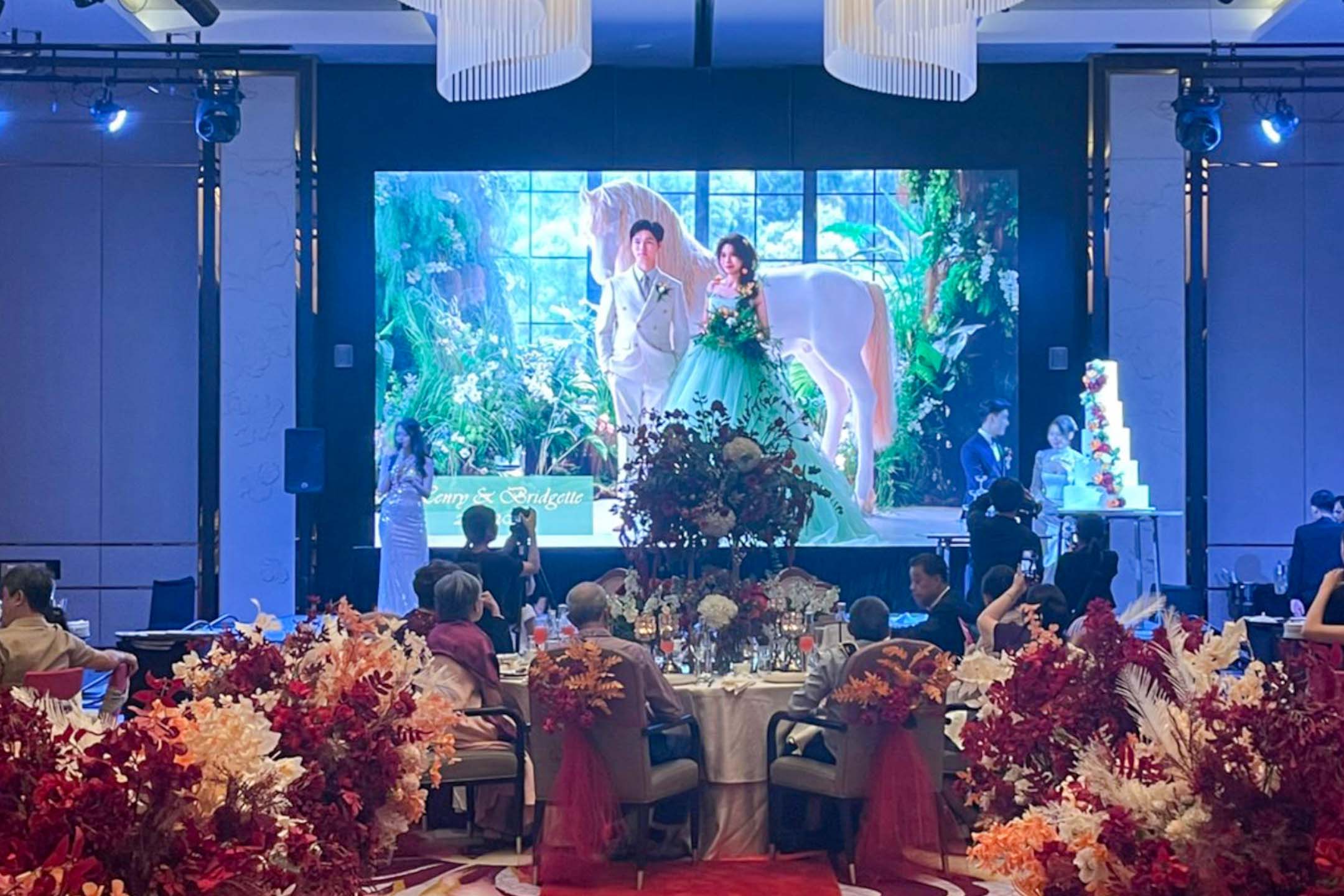 Wedding Dinner at Pavillion Hotel