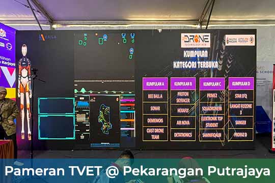 Pameran TVET at Pekarangan Putrajaya