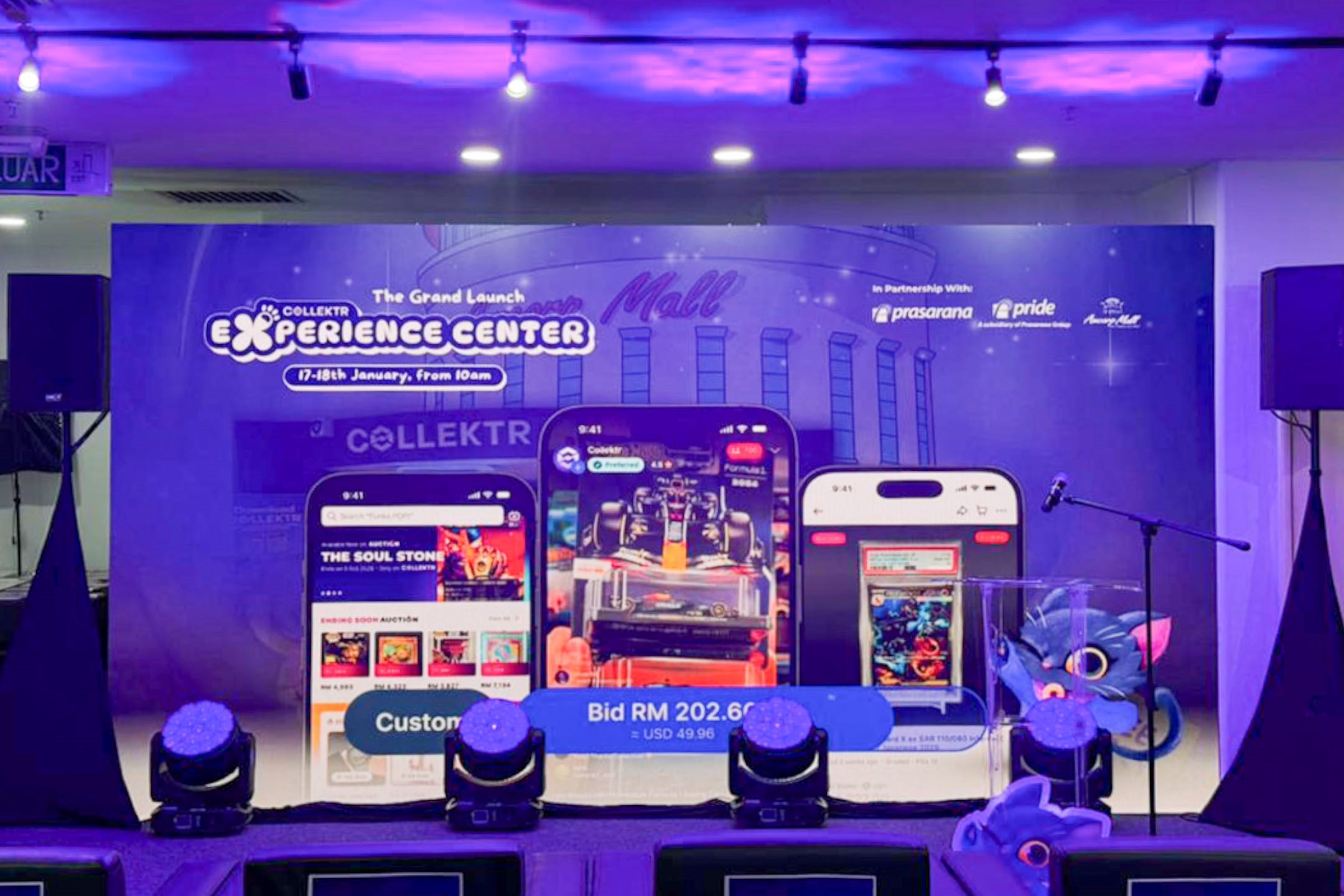Launching Collektr Experience Centre