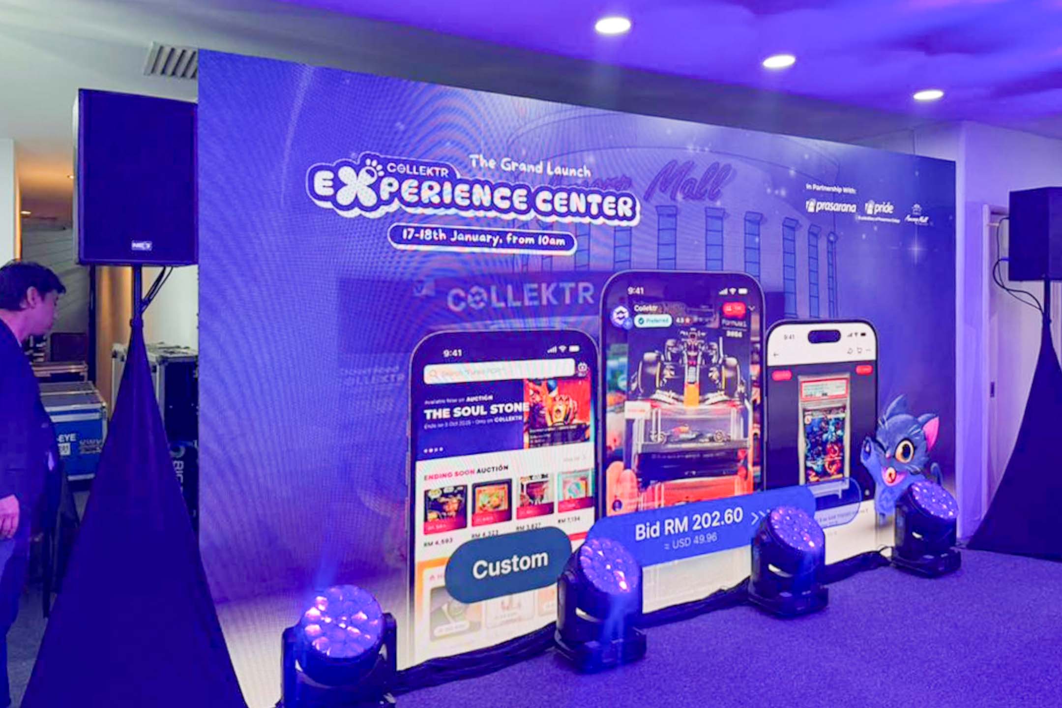 Launching Collektr Experience Centre